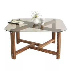 cumpără Măsuţă cafea Trendy Zen, Stejar 80x40x80cm în Chișinău 