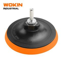 Диск резиновый с липучкой + переходник 125мм Wokin