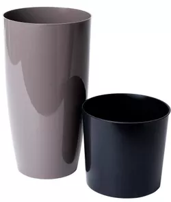 cumpără Ghiveci pentru flori Aleana 115044 Alfa d27x51 cm, cappuccino în Chișinău 