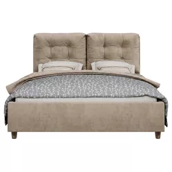 купить Кровать Relaxe Home 024378 Talin (160x200), London 03, Beige в Кишинёве 