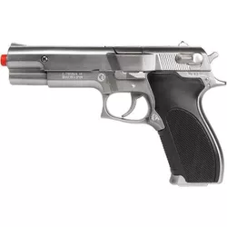 купить Игрушечное оружие Gonher 3045/0 Pistol politie argintiu (8 gloante), 61602 в Кишинёве 