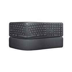 Wireless Keyboard Logitech ERGO K860, Curved keyframe, Split layout, Wrist rest, Tilt legs, 2.4/BT