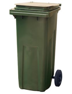 120L, Kонтейнеры для мусора, зеленый