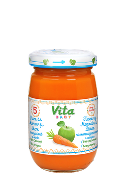 VITA Baby пюре морковь-яблоко 180 г