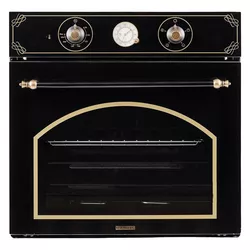 купить Встраиваемый духовой шкаф электрический Hausberg HB-8055RST RUSTIC negru в Кишинёве 