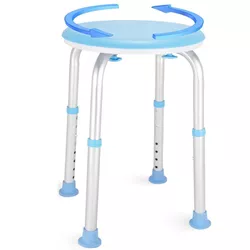 cumpără Scaun de baie si duș miscellaneous SX103C Scaun baie 32x32cm, aluminiu/plastic, albastru în Chișinău 