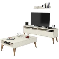 купить Стенка Trendy Cel mai bun, Кремовый (комплект мебели для гостиной) (GTR001235) в Кишинёве 