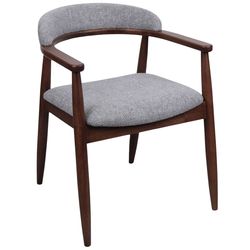 купить Стул Deco Midas Light Grey (SD207-6) + Walnut в Кишинёве 