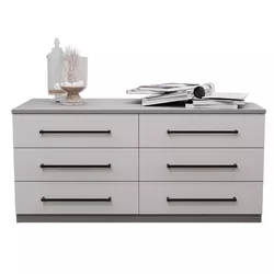 cumpără Comodă Bayro Serenity 1200x560x450 серый асфальт фасад серый în Chișinău 