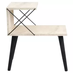 купить Тумбочка Trendy Cross, Travertin Negru, 50x55x40cm в Кишинёве 