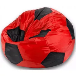 cumpără Fotoliu BeanBag BeanBag BM6076, Scaun cu bilă MAX 300D, L, roșu cu negru în Chișinău 