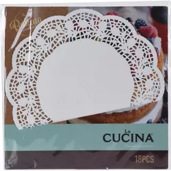 cumpără Accesoriu pentru bucătărie Cucina 03280 Set servetele de servire 18buc (6X30cm/6X26cm/6X22сm) hartie în Chișinău 
