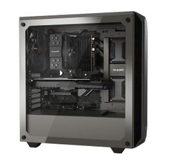 Case ATX be quiet! Pure Base 500, w/o PSU, 2x140mm, 2xUSB 3.2, Window, PSU shroud, Gray