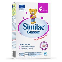 Similac Classic 4 молочная смесь, 18+мес. 300 г