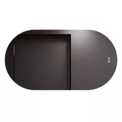 купить Зеркало для ванной Bayro Solar овальное 1300x700 LED touch нейтральный c подогревом в Кишинёве 