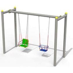 купить Качели Copfer PTP52-2 Двойные качели со стульями (PTP019-03-PTP019-04) в Кишинёве 