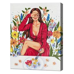 cumpără Tablou pe numere BrushMe BS54030 Pictura pe numere 40x50cm Eco Gustul primaverii în Chișinău 