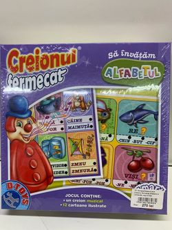 Интерактивный пазл Creionul fermecat Alfabetul si numerele, код 41204