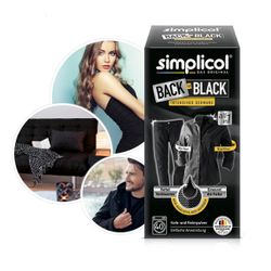 SIMPLICOL Back-to-BLACK - Vopsea pentru reimprospatarea/revigorarea culorii in masina de spalat (negru), 750 g