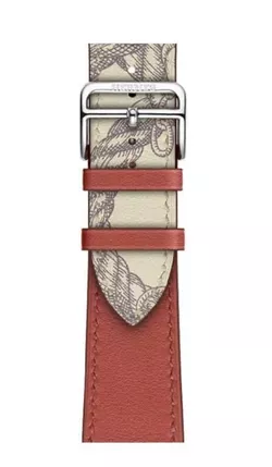 cumpără Curea VPG Rhea Series Real Leather IWatch Strap 38/40/41mm Brique în Chișinău 