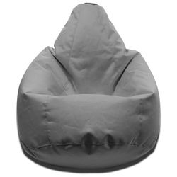 купить Кресло-мешок BeanBag BM5925, Груша из Оксфорда 600D, L, серый в Кишинёве 