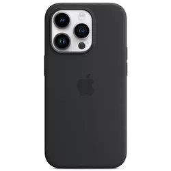 cumpără Husă pentru smartphone Apple iPhone 14 Pro Silicone Case with MagSafe, Midnight MPTE3 în Chișinău 