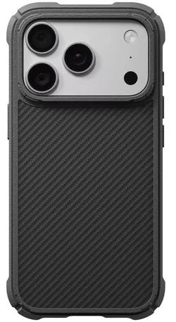 cumpără Husă pentru smartphone Pitaka Cairn iPhone 18 Pro (Black Grey), KI1801CP2 în Chișinău 