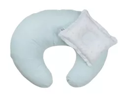cumpără Pernă pentru gravide și mame care alăptează PernaMea Set de alaptare colacel+pernuta, Stele Turcoaz (PM.101291/4) în Chișinău 