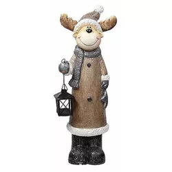 cumpără Decor de Crăciun și Anul Nou Andrea Fontebasso 54660 Statuie Cerb, Christmas Champagne, 60cm, ceramica în Chișinău 