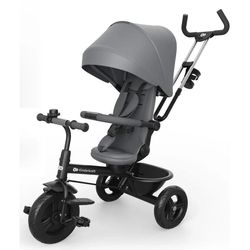 купить Велосипед-коляска KinderKraft Aston 2 Plus Grey (KRASTO02GRYPL00) в Кишинёве 