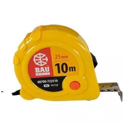 cumpără Bandă de măsurare Bau Welt 00700-722510 10m x 25mm carcasă din plastic cu fixator în Chișinău 