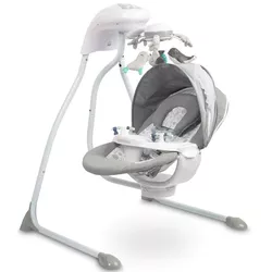 купить Детское кресло-качалка Caretero 8094 Raffi Графитовые в Кишинёве 