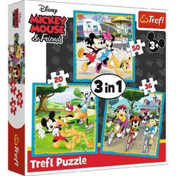 cumpără Puzzle Trefl 34846 Puzzles 3in1 Mickey Mouse în Chișinău 