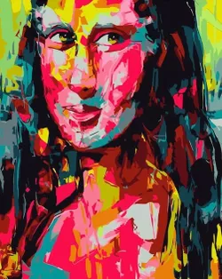cumpără Tablou pe numere Strateg 57263 Mona Lisa 40x50cm în Chișinău 