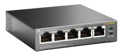.5-port Gigabit Switch TP-LINK "TL-SG1005P", with 4-Port PoE, steel case, 65W Budget