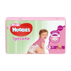 Трусики Huggies Little Walkers 5 GIRL (13-17 кг) 48 шт