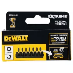 cumpără Set de tubulare, bite, duze DeWalt DT70815-QZ set capete de insurubat 2xS1 ; 3xS2 ; 2xS3 25mm (P.7) în Chișinău 