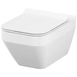 cumpără Vas WC Cersanit Crea Rimless Slim микролифт быстросъемное DRP прямоугольный în Chișinău 