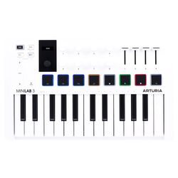 купить MIDI-клавиатура Arturia MiniLab 3 White в Кишинёве 