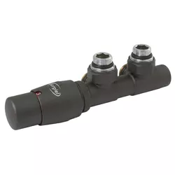 cumpără Accesoriu sisteme de încălzire Gorgiel Podwojny (06) 2207011104 Dark graphit matt, robinet în Chișinău 