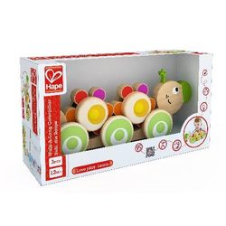 Hape Деревянная игрушка Каталка Гусеница