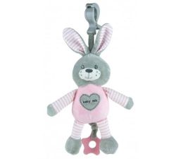 Jucarie muzicala pentru carucior Baby Mix iepuras