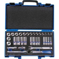 cumpără Set de unelte de mână King Tony 3033MRV набор 3/8" торцевых головок, 12 гран. 8-22", принадлежностей, 33 пр. în Chișinău 