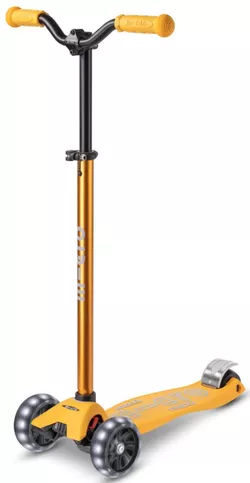 купить Самокат Micro MMD041 Maxi Deluxe Pro LED Sunburst Yellow в Кишинёве 