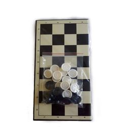 Joc de dame plastic cu carton 33x33 cm 1311-1073 (6867)