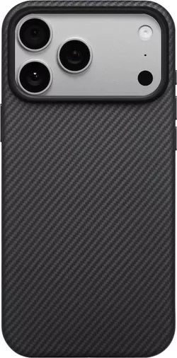 cumpără Husă pentru smartphone Pitaka Aramid UltraGuard Case for iPhone 17 Pro Max Black/Grey (KI1701BPM) în Chișinău 