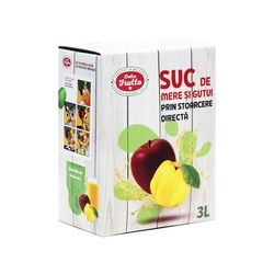 Suc de mere-gutui fără zahăr, 3 l