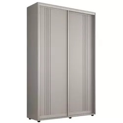 cumpără Dulap Mobildor-Lux Compact uși glisante PAL cu ornament linii (170x45x230H cm) Grey în Chișinău 
