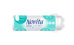 Discuri cosmetice de vată Novita Delicate, 80 buc.