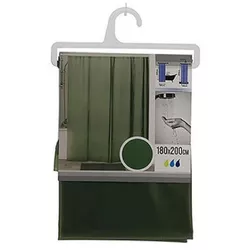 купить Занавеска для ванной Tendance 55695 180x200cm poliester, haki в Кишинёве 